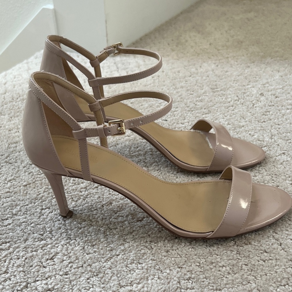 Michael Kors Nude Strappy Heels